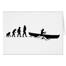 Canoeing Greeting Card