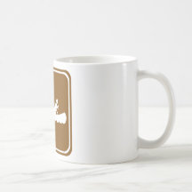 Canoeing Highway Sign Mug