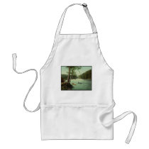 Canoeing on an Adirondack Mountain Stream Apron
