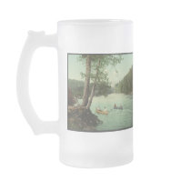 Canoeing on an Adirondack Mountain Stream Mugs