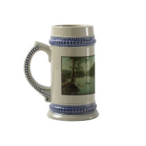 Canoeing on an Adirondack Mountain Stream Coffee Mugs