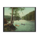 Canoeing on an Adirondack Mountain Stream postcards