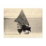 Canoeing on Lake Chatauqua New York 1905 Vintage postcards