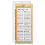 Cantaloupe Design Grocery List rack cards