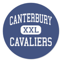 Canterbury - Cavaliers - High - Fort Wayne Indiana Round Stickers