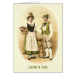 Canton de Vaud, Vignerons in Traditional Costume Greeting Cards