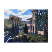 Cantril School House, Postcard Painting