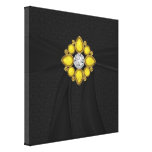 Canvas Artwork with faux jewels and gems Stretched Canvas Print