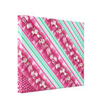 Canvas Artwork with faux jewels and gems Stretched Canvas Print