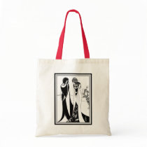Canvas Bag: Aubrey Beardsley Art Illustration