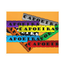 canvas capoeira martial arts brazil axe mma gallery wrapped canvas