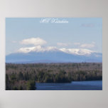 Canvas MT.Katahdin Postersized Photograph