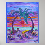 Canvas Print -Buff on the Beach