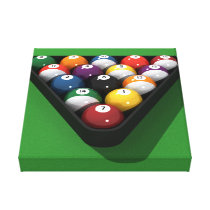 Canvas Print: Pool Balls / Billiards