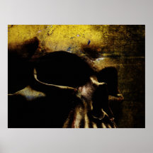 Canvas Skull Print
