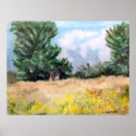 CANVAS - WATERCOLOR - ART BY HARRIET DAVIDSOHN posters