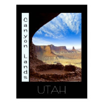 canyon lands, UTAH postcards