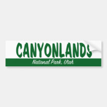 Canyonlands National Park Bumper Stickers