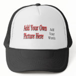 Cap-add your picture & words hats