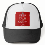 Cap, Keep Calm and Carry On hats