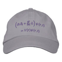Cap, Schrodinger equation, Dark Grey