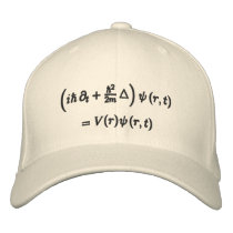 Cap, Schrodinger wave equation, black thread