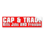 Cap & Trade-bumper bumper stickers