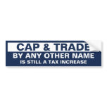 Cap & Trade By Any Other Name bumper stickers