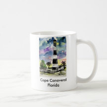 cape_canaveral_lighthouse_2, Cape Canaveral Flo... Mugs