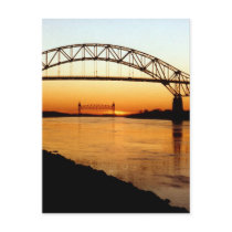 Cape Cod Bourne Bridge Post Card