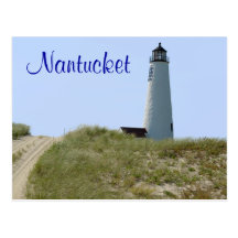 Cape Cod Mass Nantucket  Lighthouse Post Card