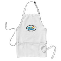 Cape Cod Oval Design. Apron