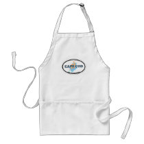 Cape Cod Oval Design. Aprons