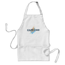 Cape Cod "Seashells" Design. Apron