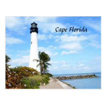Cape Florida Lighthouse Postcard