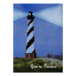 Cape Hatteras Holiday Lights Custom Invitation