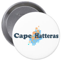 Cape Hatteras. Pinback Button