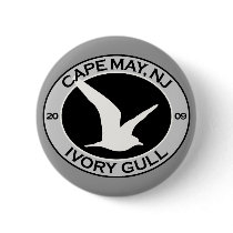 Cape May Ivory Gull Buttons