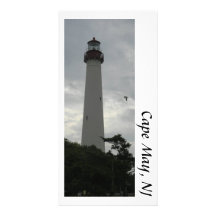 Cape May Lighthouse Postcard Personalized Photo Card