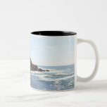 Cape Neddick 'Nubble' Lighthouse in Maine Two-Tone Mug