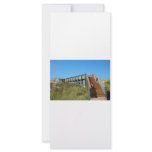 Cape San Blas Boardwalk, Florida beach girl Customized Rack Card