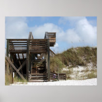 Cape San Blas Florida Dunewalk from beach side Print