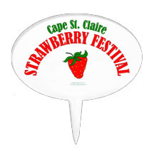 Cape St. Claire Strawberry Festival Gifts Cake Toppers