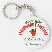 Cape St. Claire Strawberry Festival Gifts Key Chain