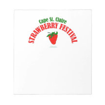 Cape St. Claire Strawberry Festival Gifts Memo Notepad