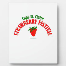 Cape St. Claire Strawberry Festival Gifts Display Plaques