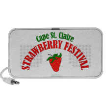 Cape St. Claire Strawberry Festival Gifts Laptop Speakers