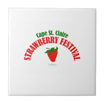 Cape St. Claire Strawberry Festival Gifts Ceramic Tiles
