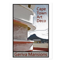 Cape Town Art Deco - Geriva Mansions Postcards