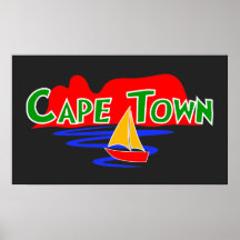 Cape Town South Africa Table Mountain Poster Print